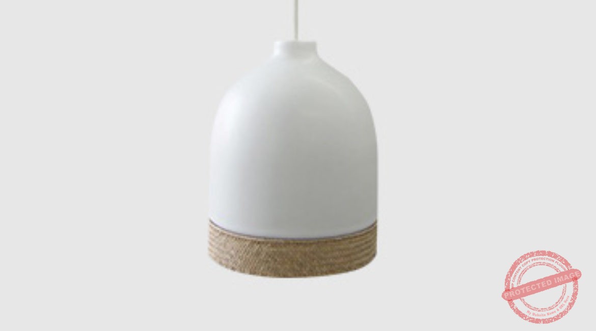 Ceramic small pendant light