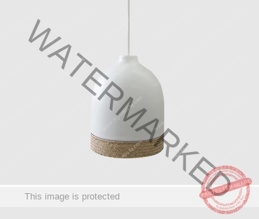 Ceramic small pendant light