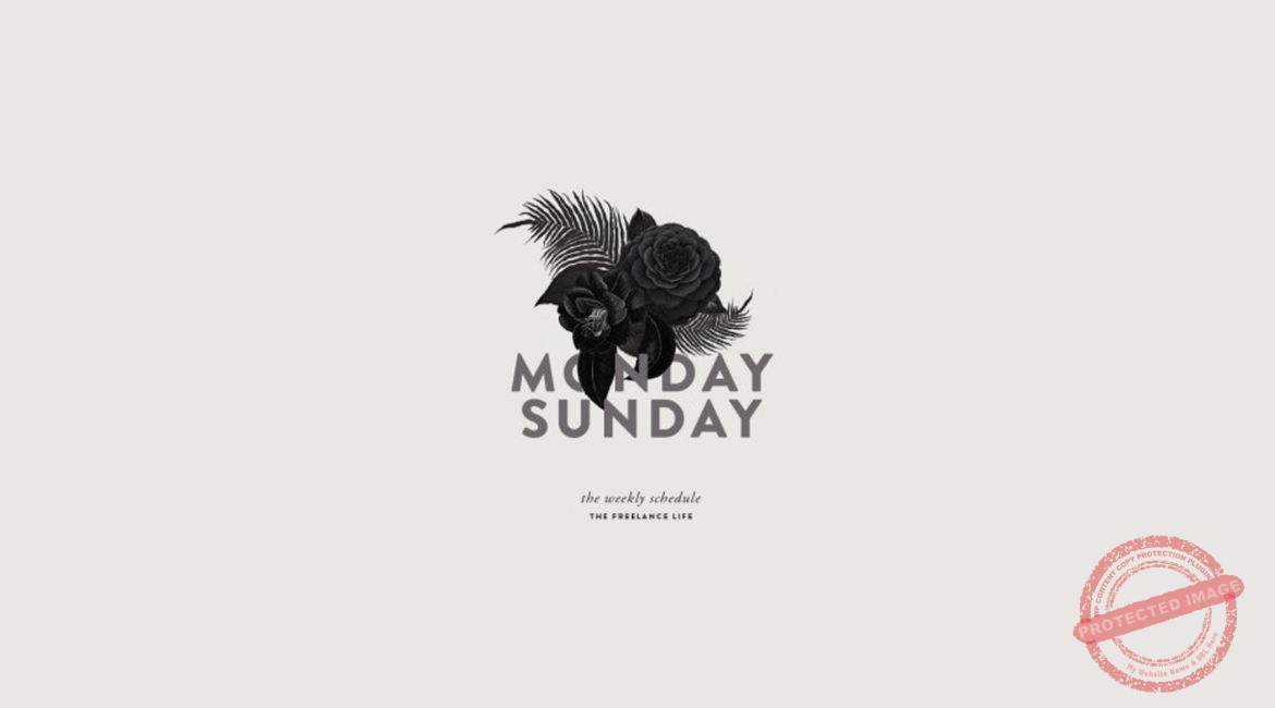 monday sunday poster art